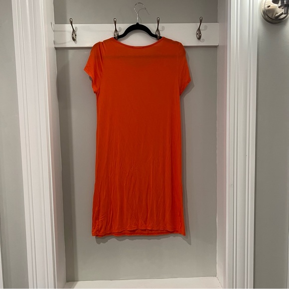 Coral Lightweight T-Shirt Dress - Picture 2 of 3
